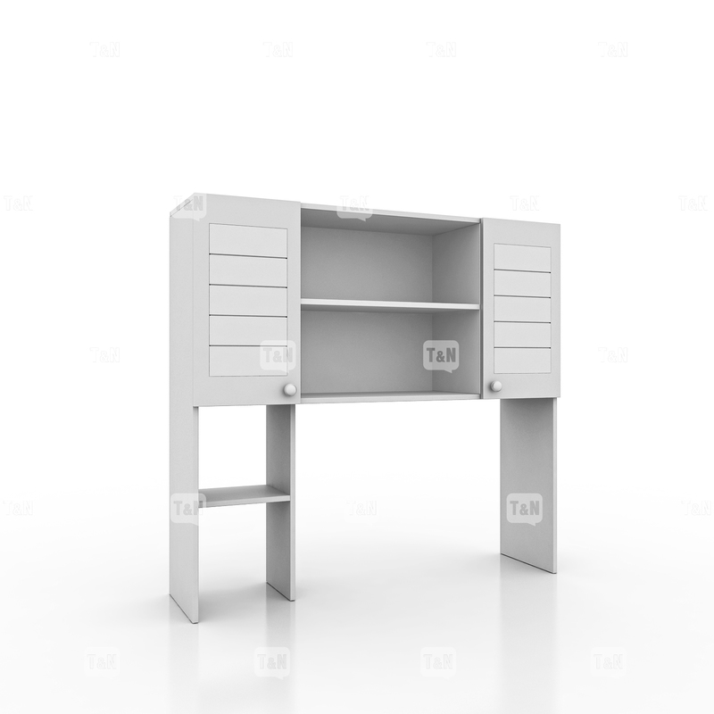 Надстройка для письменного стола с 2-мя узкими фасадами